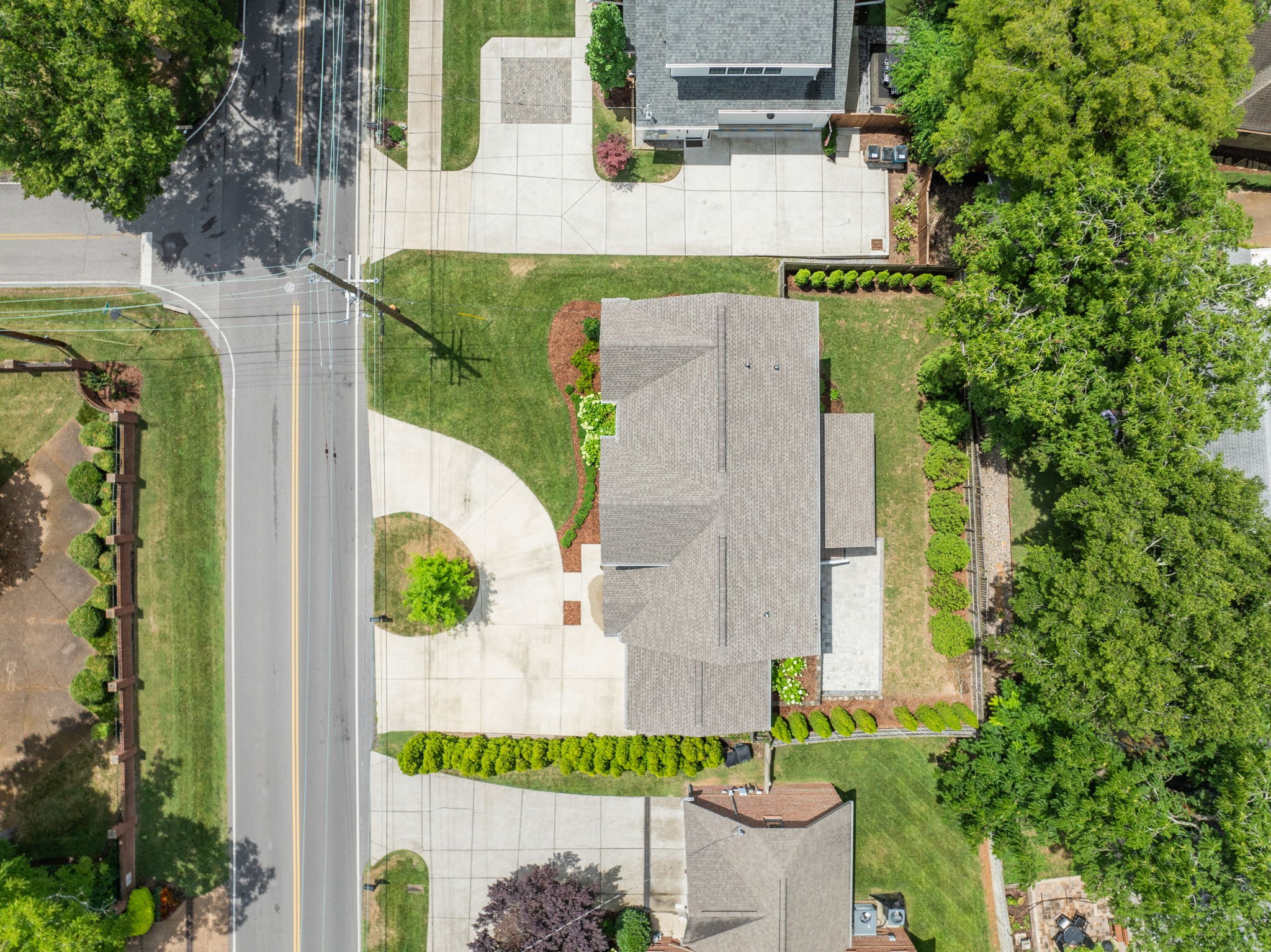 613 Estes Road Nashville, TN 37215 - Photo 54 of 64 an aerial view of a house with outdoor space