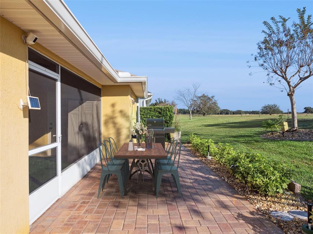 20642 Prince Ranier Place Leesburg, FL 34748 - Photo 20 of 59 a view of a patio with a table and chairs