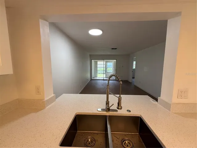 a close view of dining table