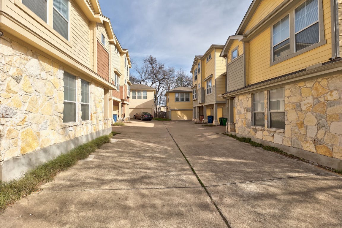 710 Franklin Boulevard, Unit C Austin, TX 78751 - Photo 3 of 29 a view of a street with a building