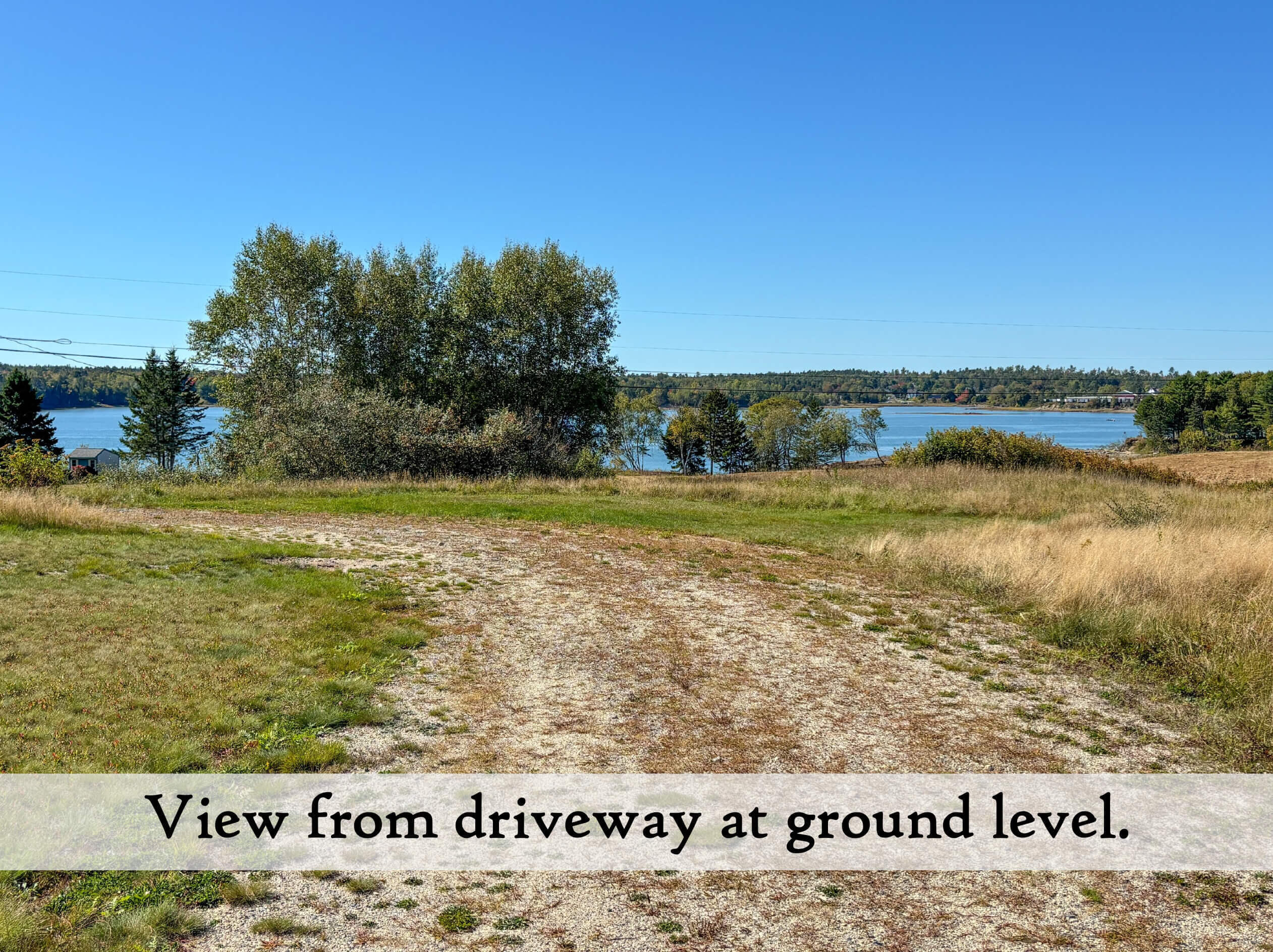 229-230 Ficketts Point Road Milbridge, ME 04658 - Photo 8 of 27 View from driveway at ground level - lab