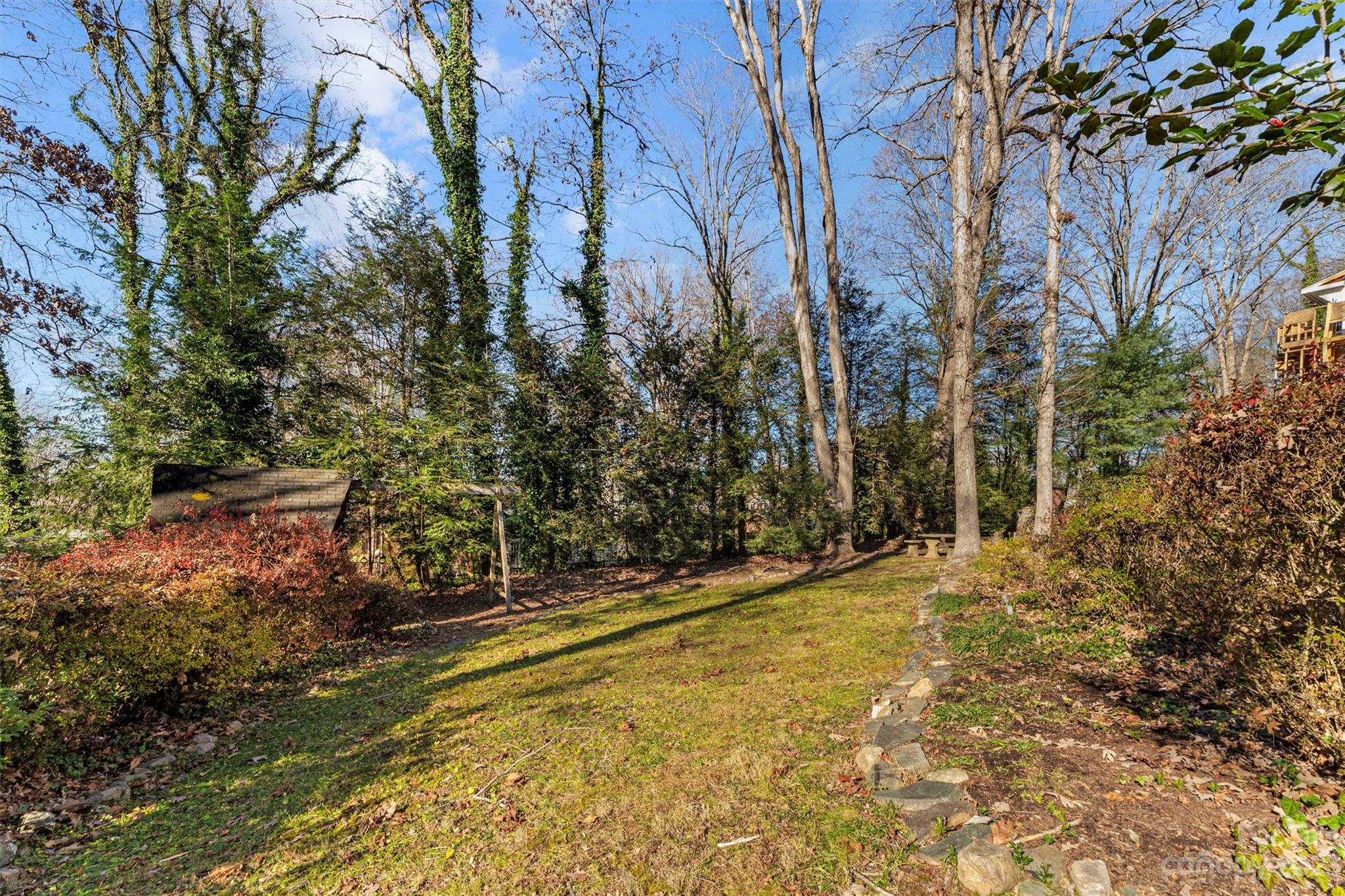 116 Riverside Court Morganton, NC 28655 - Photo 35 of 40 a view of a yard with plants and trees