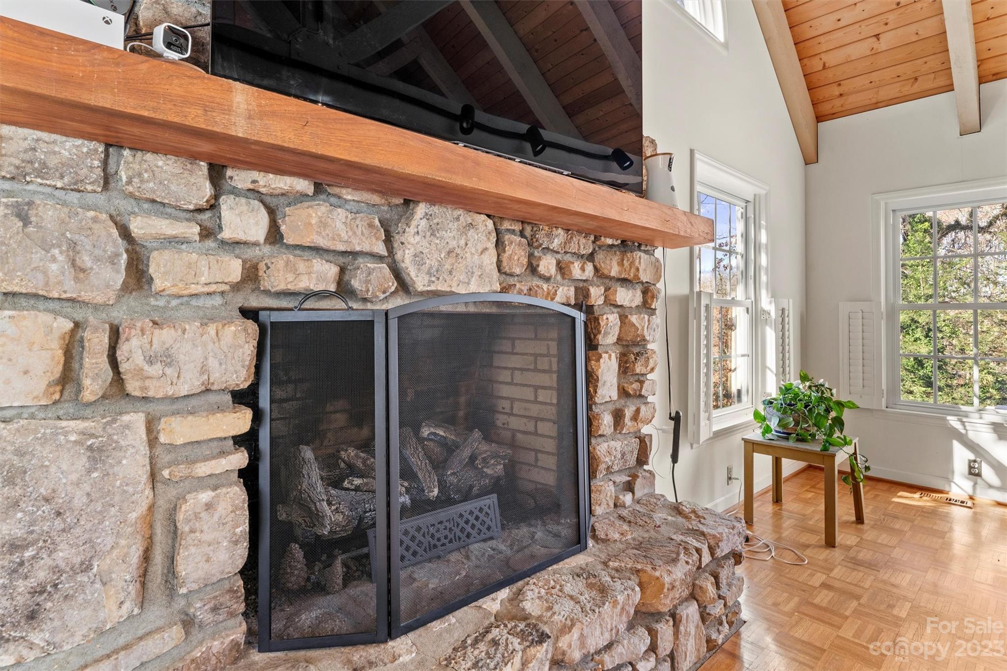 116 Riverside Court Morganton, NC 28655 - Photo 8 of 40 a glass door and with a potted plant