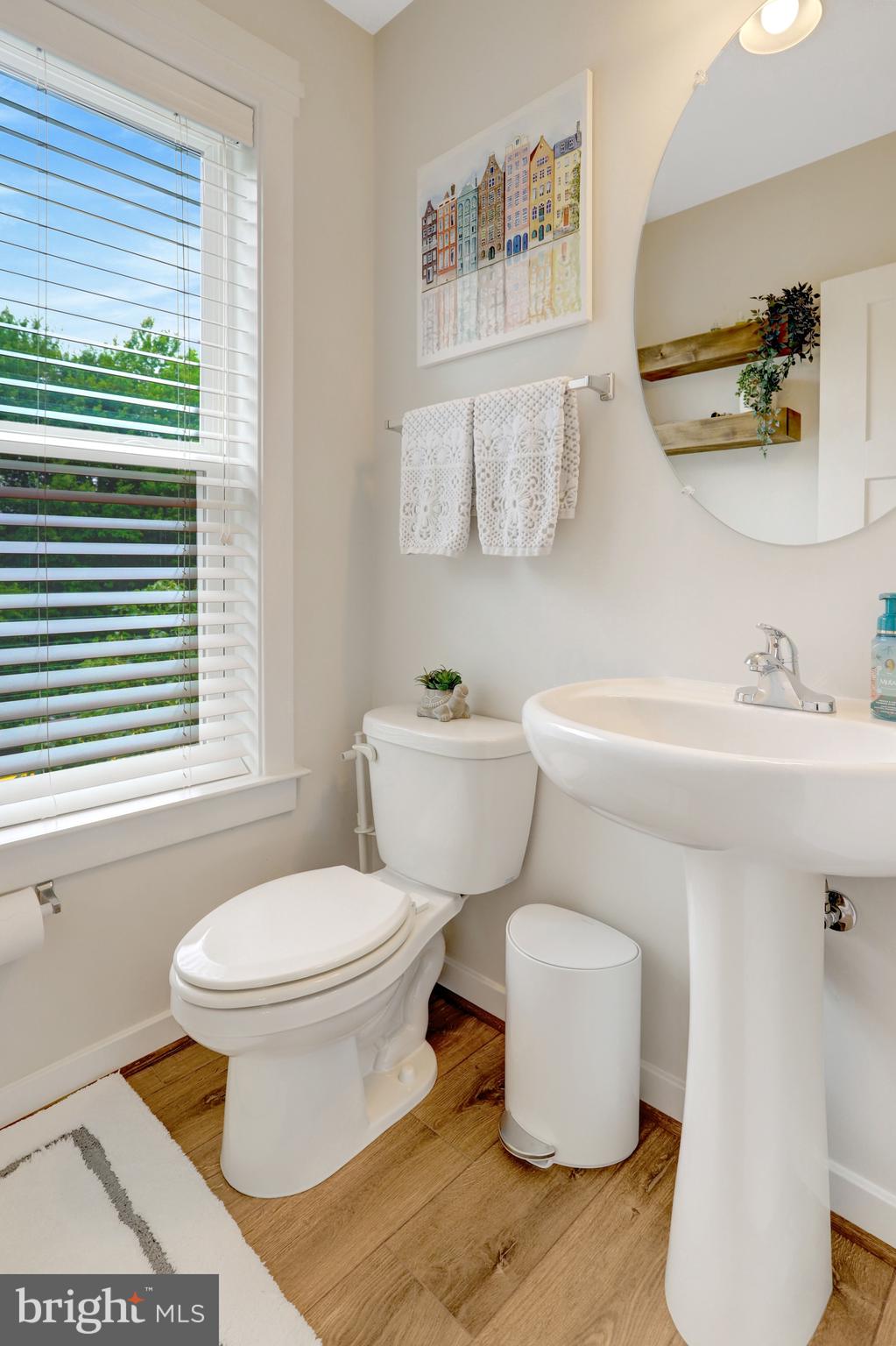 9180 Snowden Ashford Road Lorton, VA 22079 - Photo 7 of 28 a bathroom with a sink toilet and a mirror