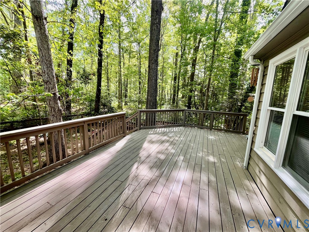 13700 Watkins Glen Road Midlothian, VA 23112 - Photo 20 of 23 a view of balcony with wooden floor