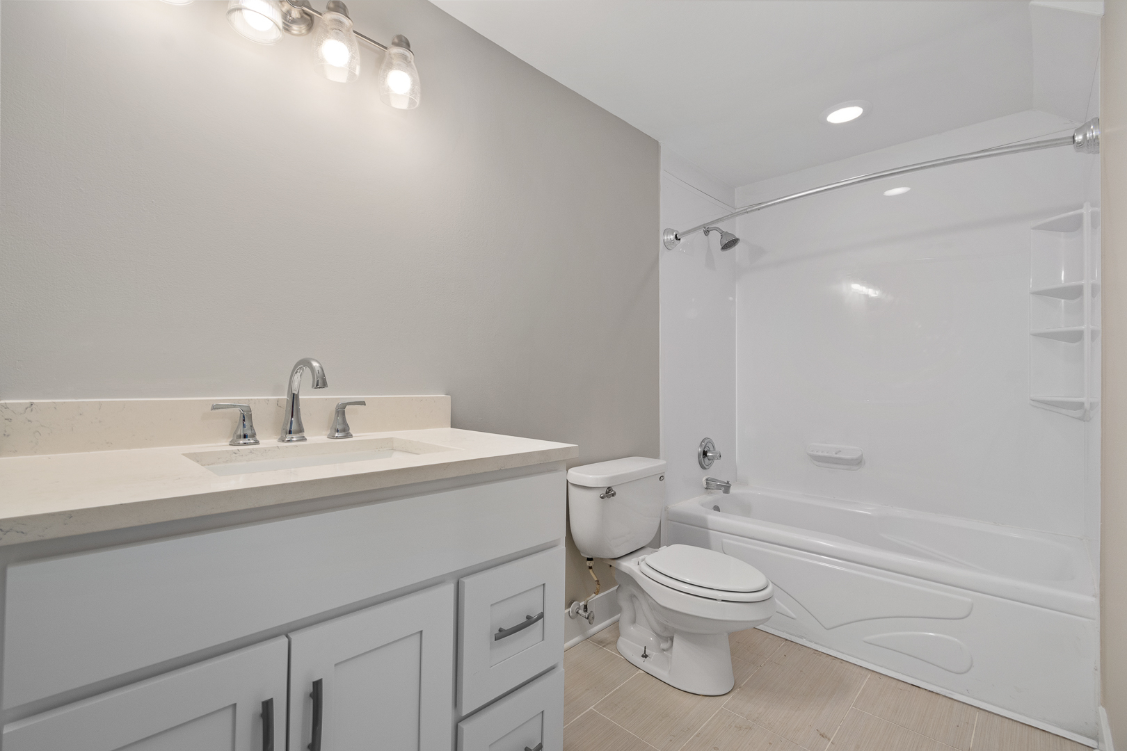 427 Delles Road Wheaton, IL 60187 - Photo 16 of 31 a bathroom with a toilet a sink a mirror and a shower