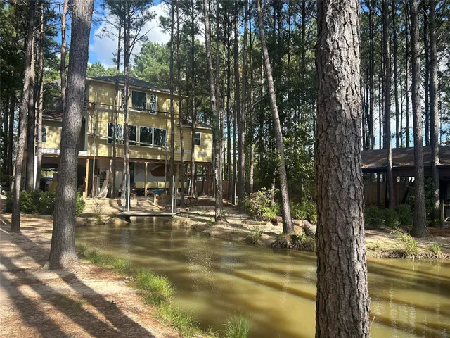 a view of outdoor space and trees