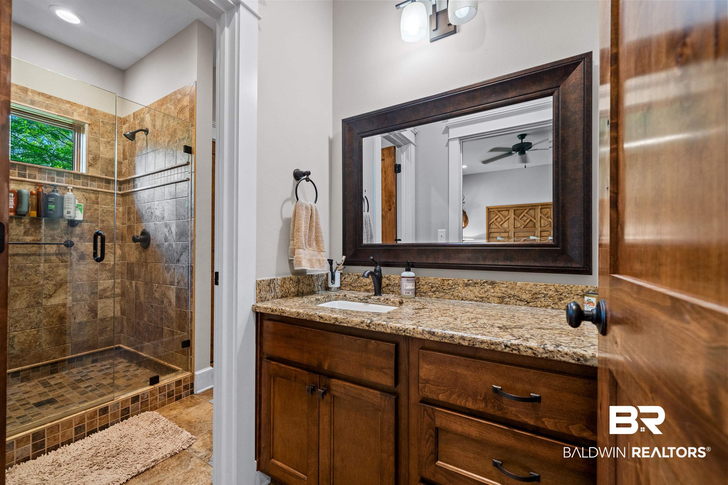 47252 Emmons Road Bay Minette, AL 36507 - Photo 31 of 50 Full bath featuring vanity and a shower stall