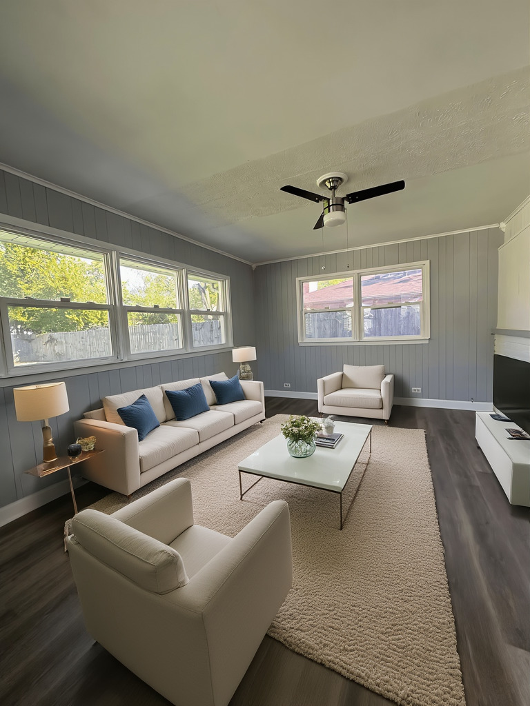 306 Mohawk Street Park Forest, IL 60466 - Photo 9 of 12 a living room with furniture and a flat screen tv