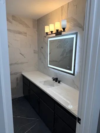 a house with trees in the background