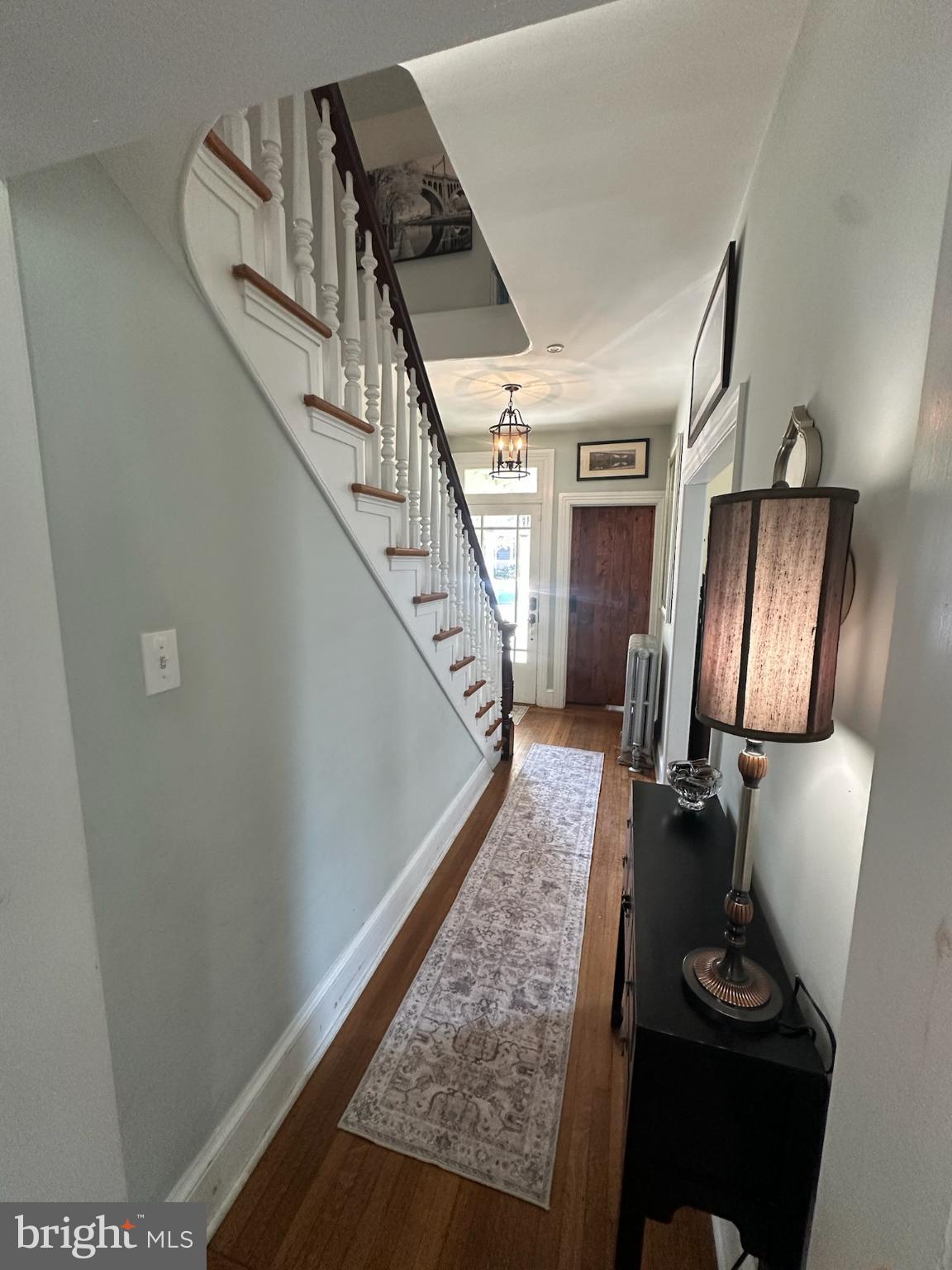 121 West Cottage Avenue Haddonfield, NJ 08033 - Photo 3 of 43 Inviting hallway with beautiful staircase.