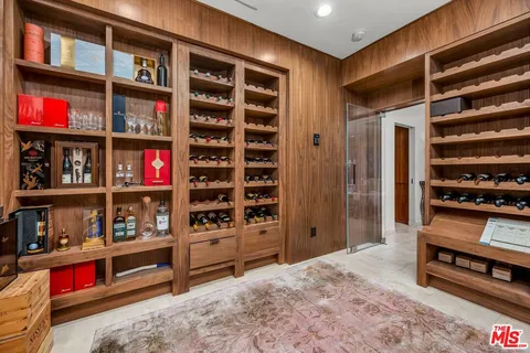 a view of a terrace with a garden