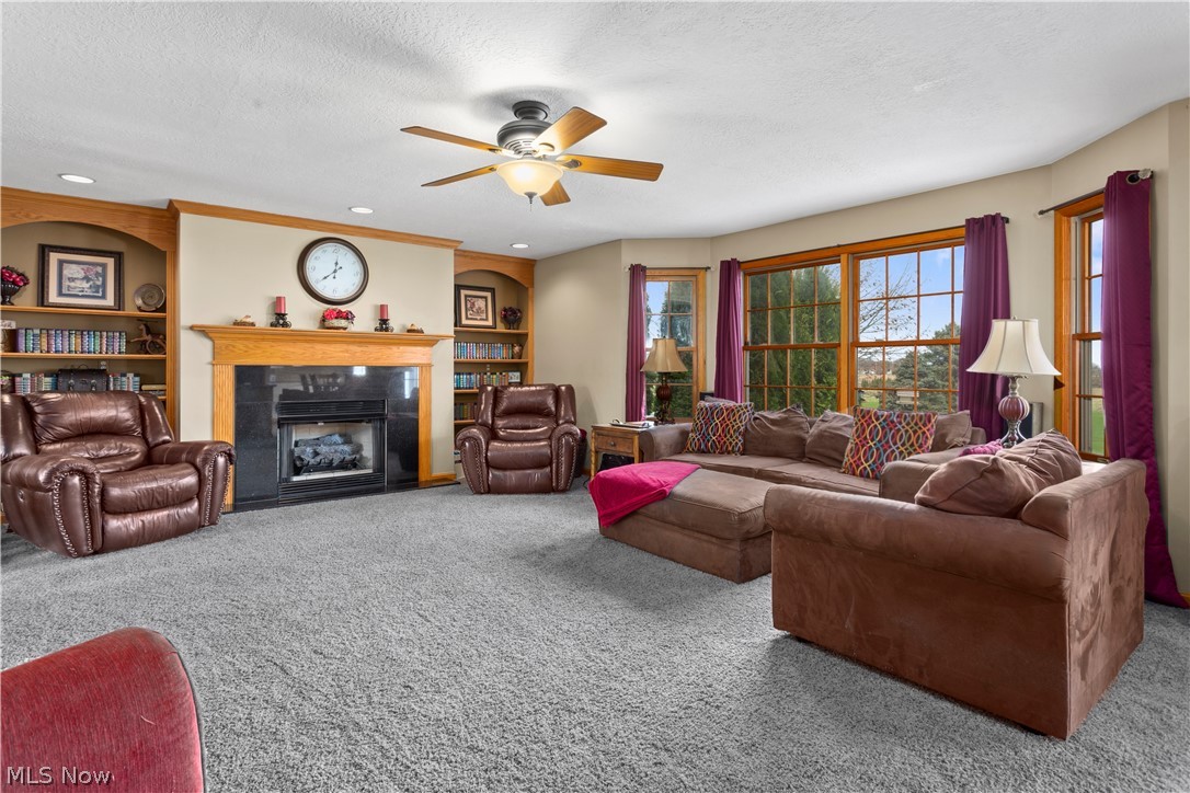 3503 Scheid Road Huron, OH 44839 - Photo 4 of 28 View of Large Family Room with Plenty of Windows, Gas Fireplace