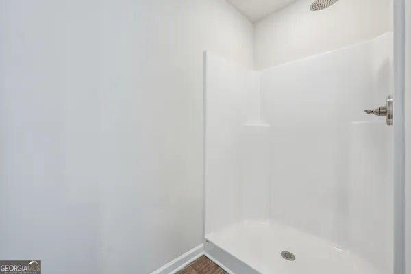 a bathroom with a tub