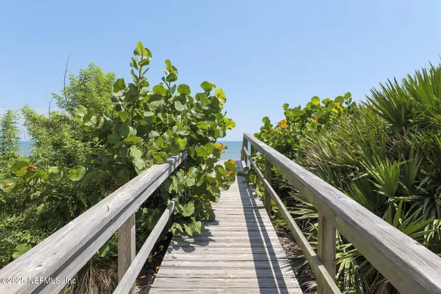 a view of building and ocean