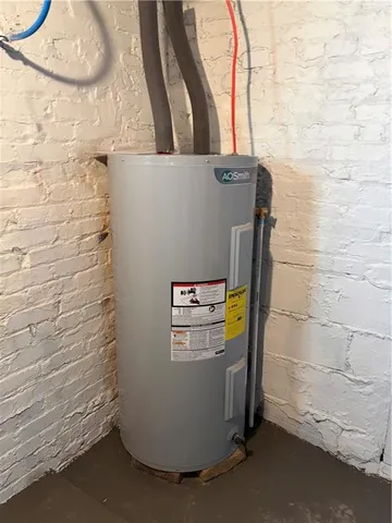 a view of water heater room