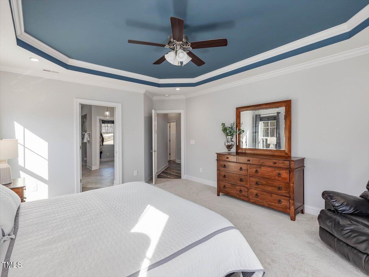 406 Gum Springs Church Road Moncure, NC 27559 - Photo 39 of 100 a bed room with a bed and a dresser