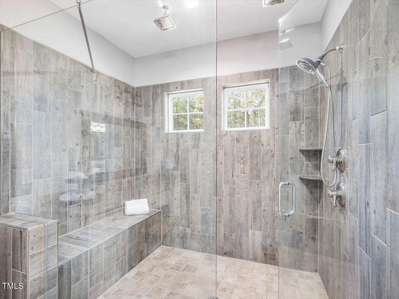 406 Gum Springs Church Road Moncure, NC 27559 - Photo 43 of 100 a bathroom with a shower