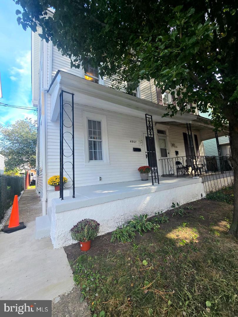 a view of outdoor space with seating area