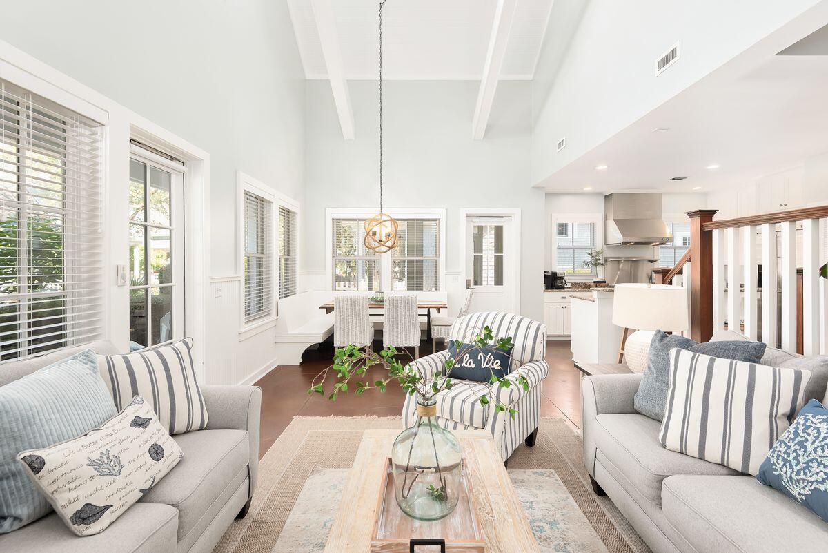 220 Salt Lane Watersound, FL 32461 - Photo 3 of 35 a living room with furniture and a large window