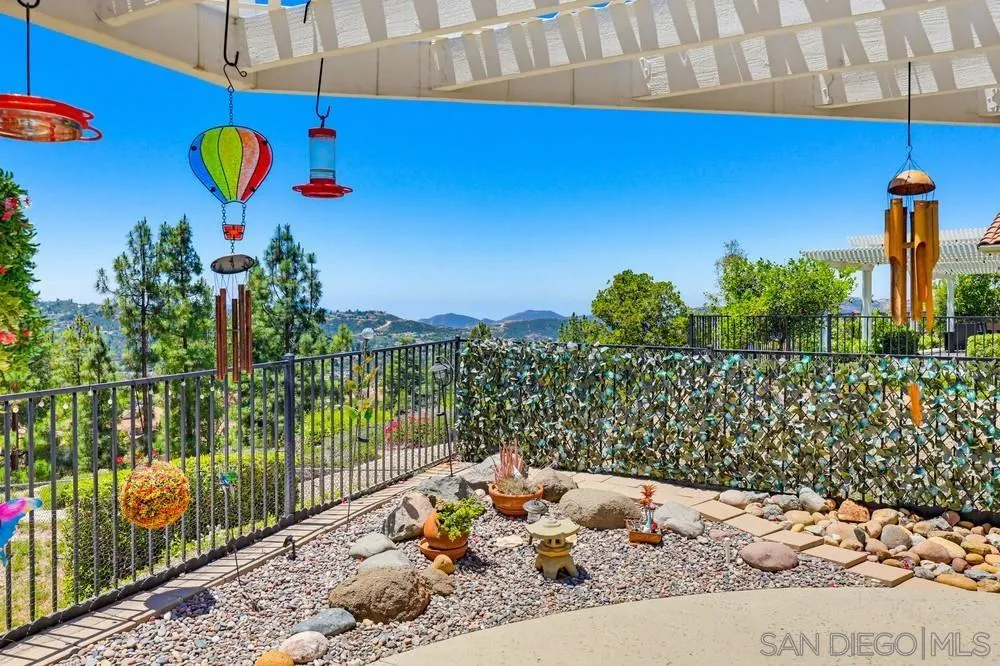 2501 Columbine Road Alpine, CA 91901 - Photo 32 of 44 a view of a terrace with chairs