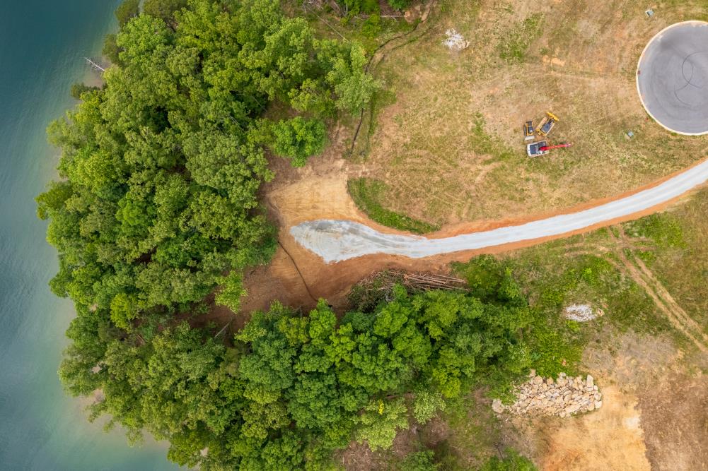 4 Warpath Ridge Trail Six Mile, SC 29682 - Photo 14 of 16 Lakefront property with a partially cleared lot, ready for development.