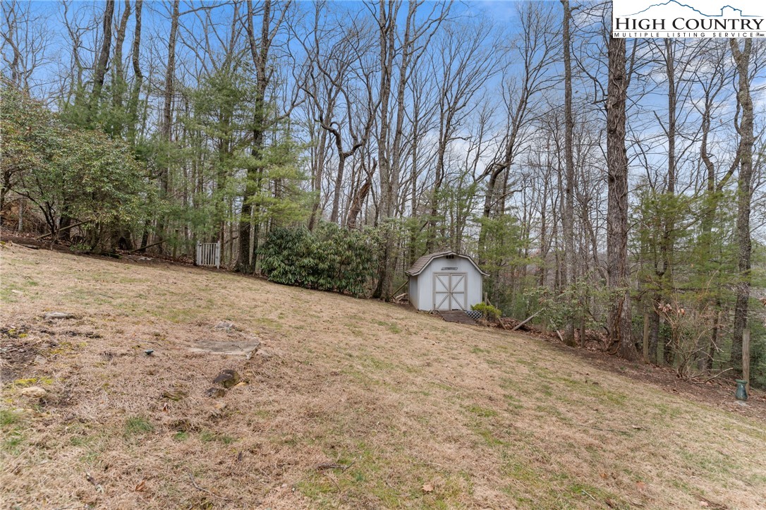 120 Village Road Glade Valley, NC 28627 - Photo 26 of 30 a view of a field with trees in the background
