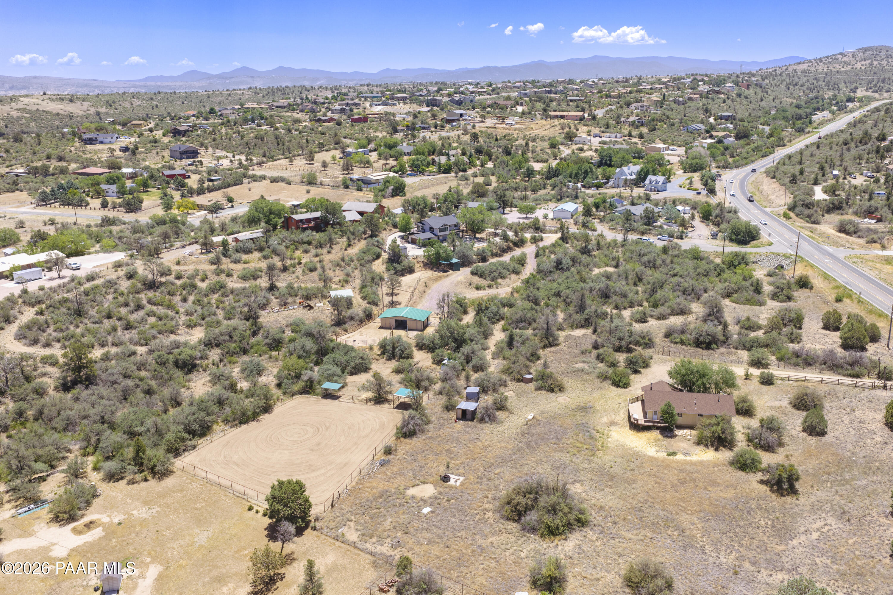 1584 West Cliff Rose Road Prescott, AZ 86305 - Photo 44 of 66 Aerial Overview