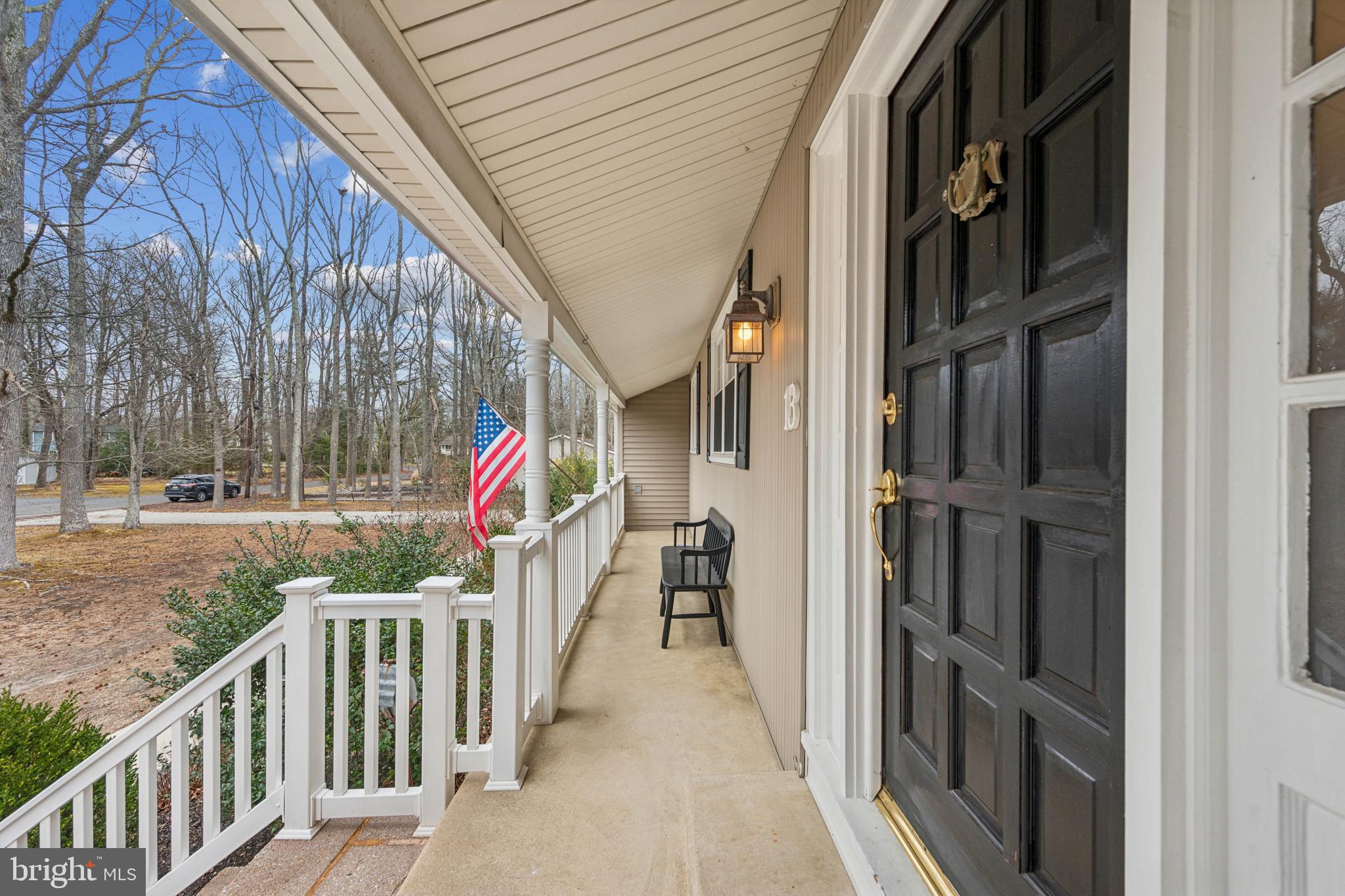 Charming front porch
