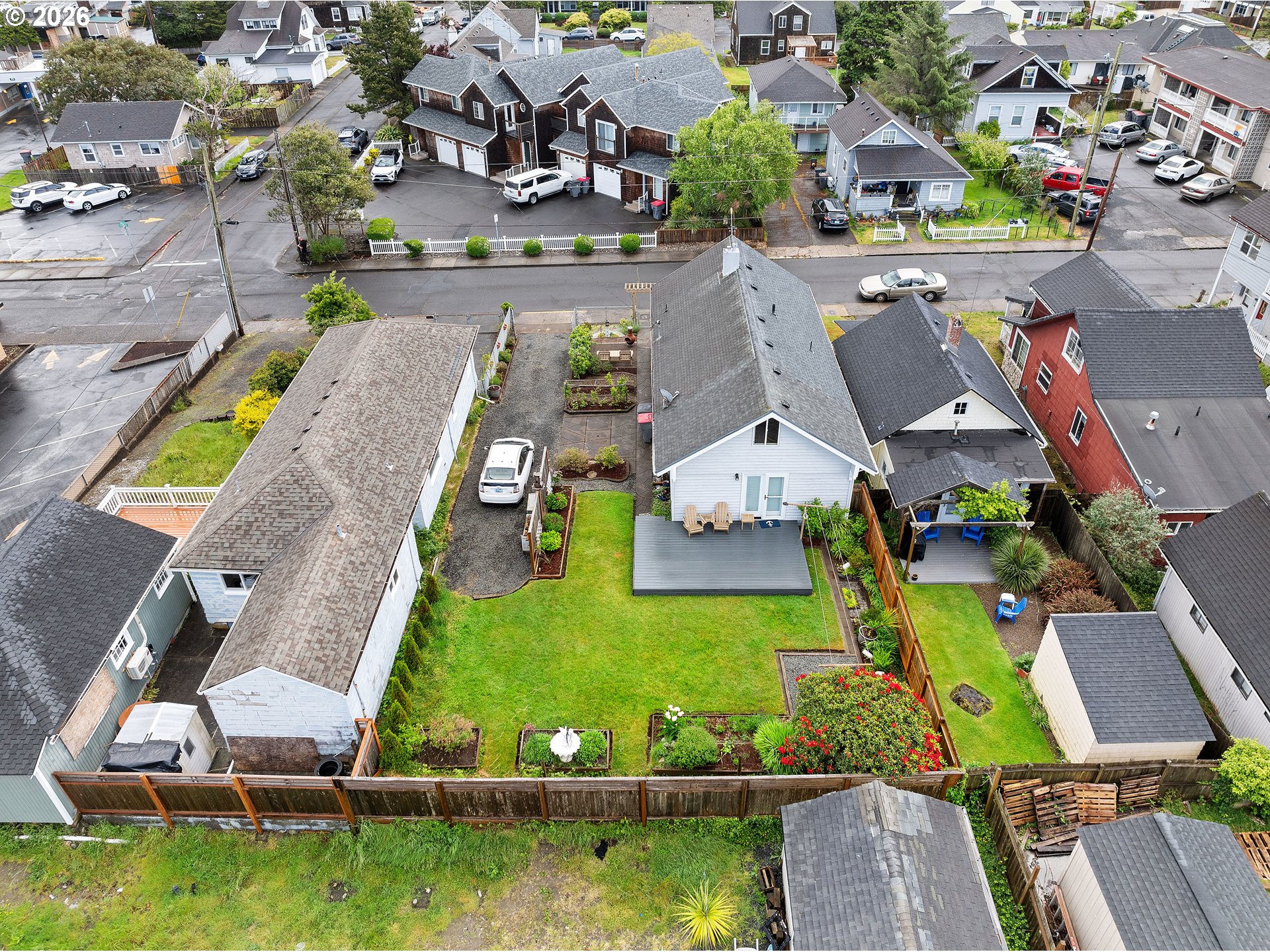 416 South Downing Street Seaside, OR 97138 - Photo 4 of 48 an aerial view of a swimming pool