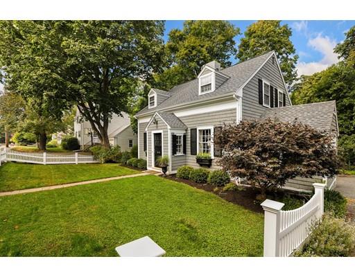 12 Cleveland Road Wellesley, MA 02481 - Photo 3 of 25 a front view of a house with a yard