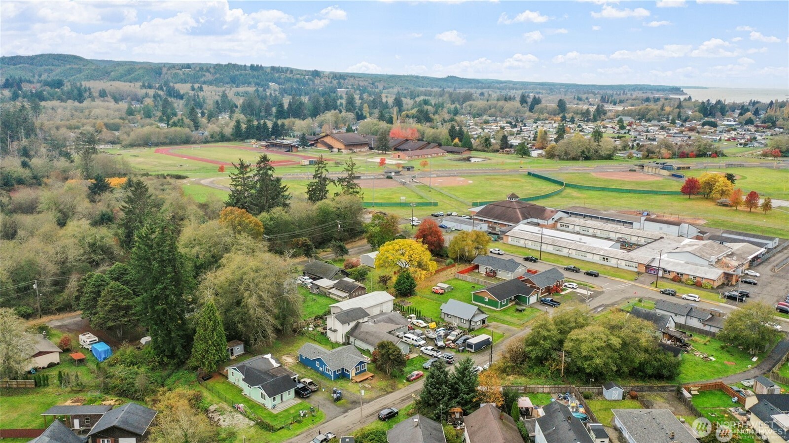 325 East Perry Street Aberdeen, WA 98520 - Photo 26 of 27 a view of a city with green field