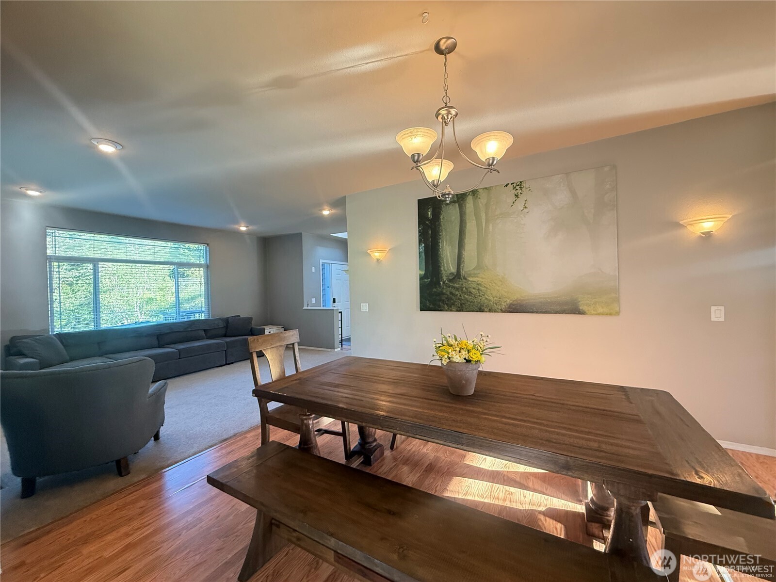 168 Jackson Road Orcas Island, WA 98245 - Photo 20 of 40 a living room with dining table and chairs