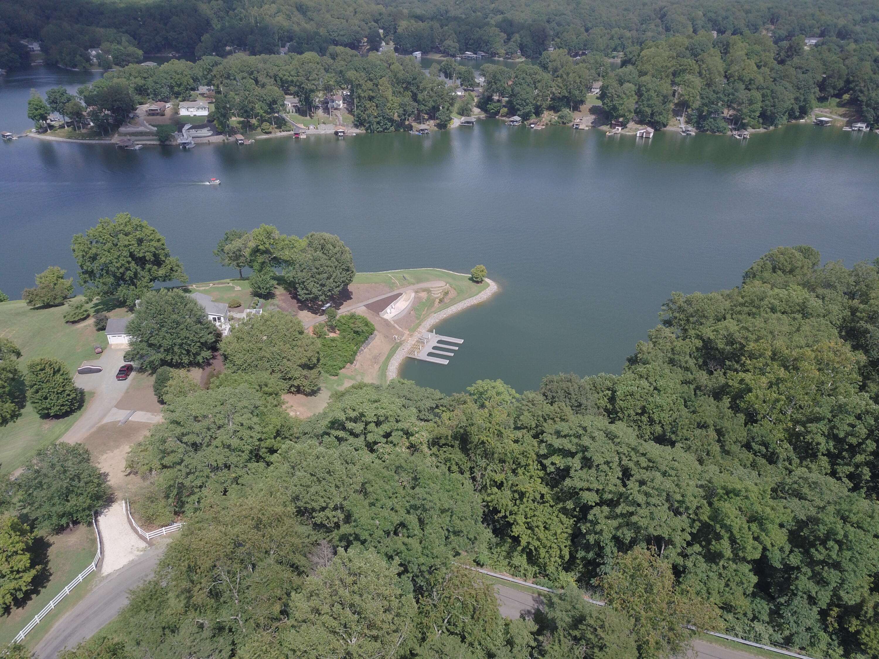 Parcel A Horseshoe Bend Road Goodview, VA 24095 - Photo 6 of 6 an aerial view of a houses with a lake view