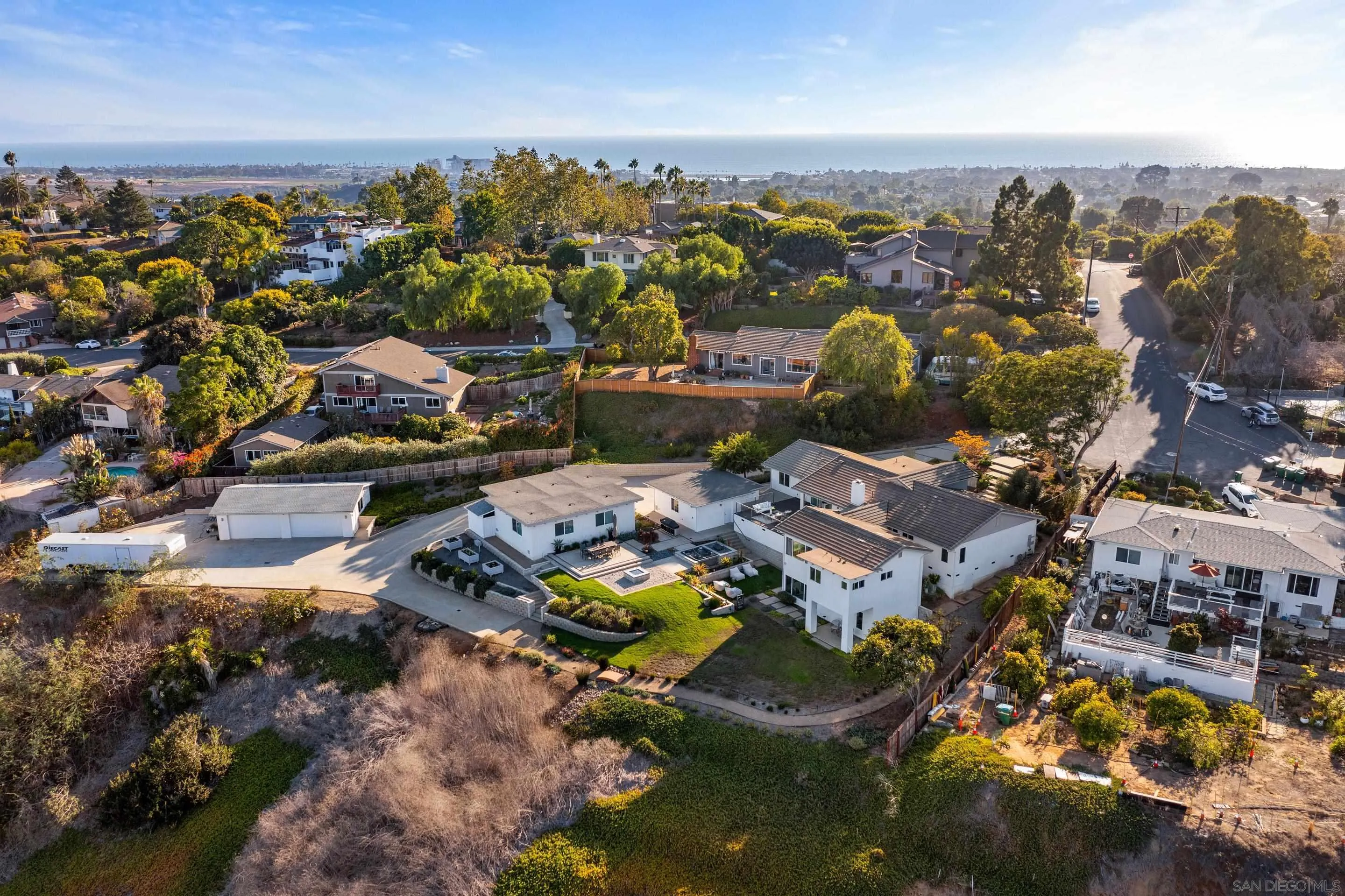 3800 Alder Avenue Carlsbad, CA 92008 - Photo 5 of 54 an aerial view of residential houses with outdoor space