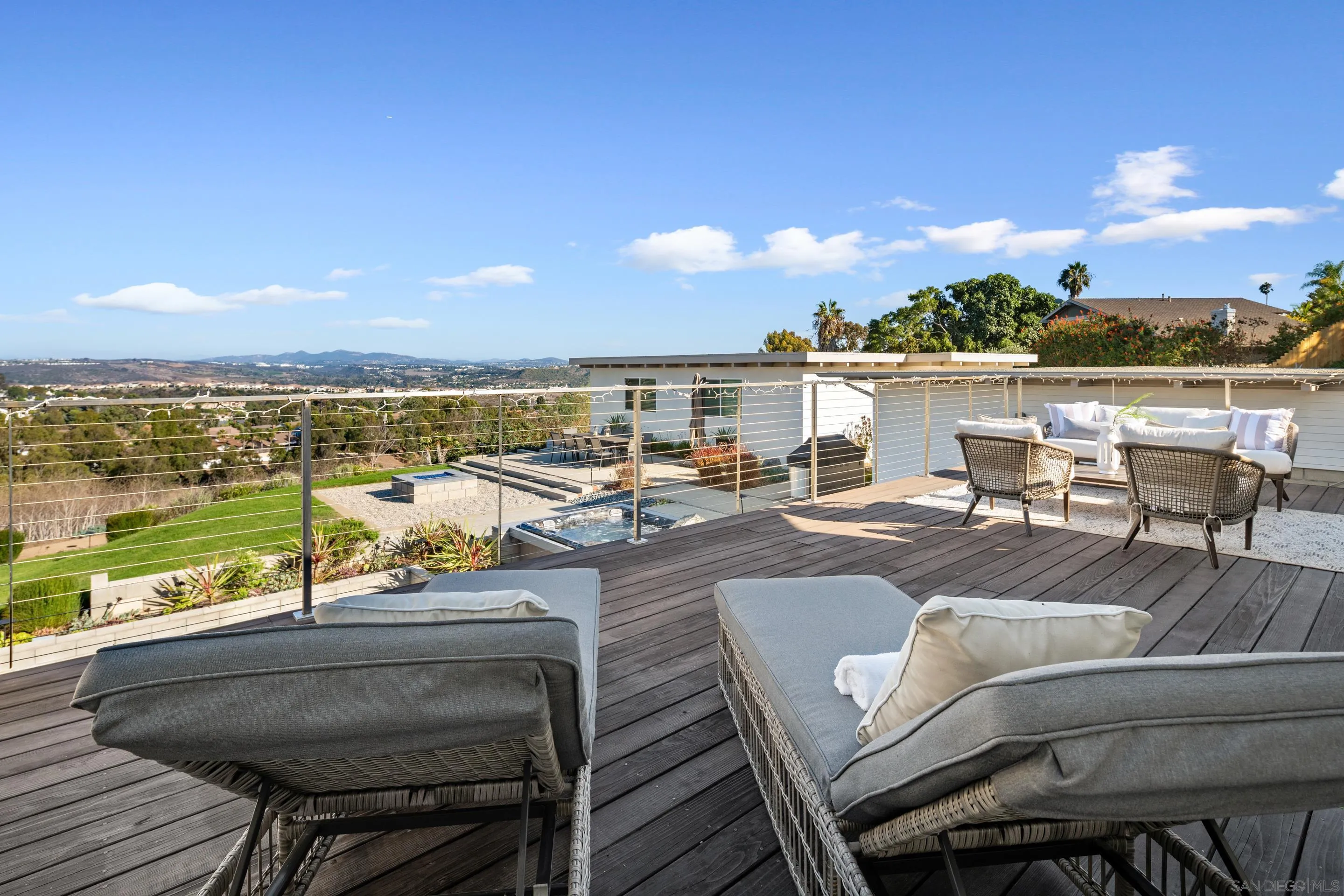 3800 Alder Avenue Carlsbad, CA 92008 - Photo 10 of 54 a view of a patio with swimming pool and ocean view