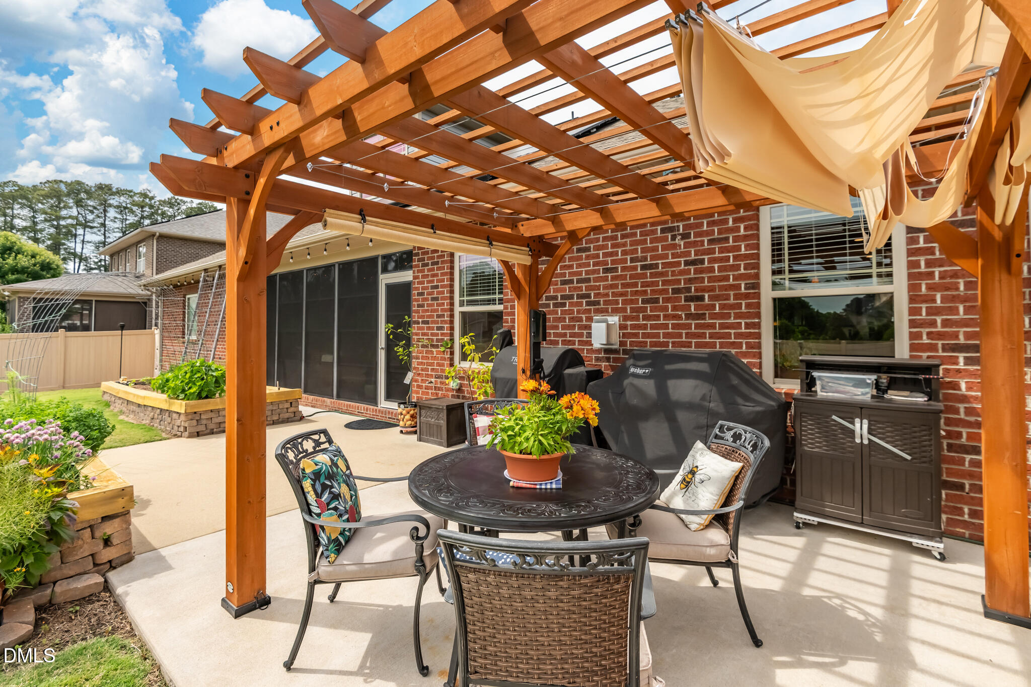 304 Woodlief Farm Road Rolesville, NC 27571 - Photo 9 of 51 Patio with Pergola