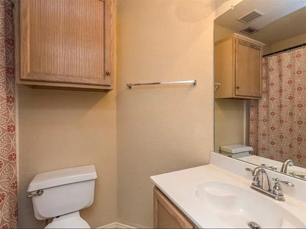 16303 Ascent Cove Pflugerville, TX 78660 - Photo 16 of 37 a bathroom with a sink a toilet and shower