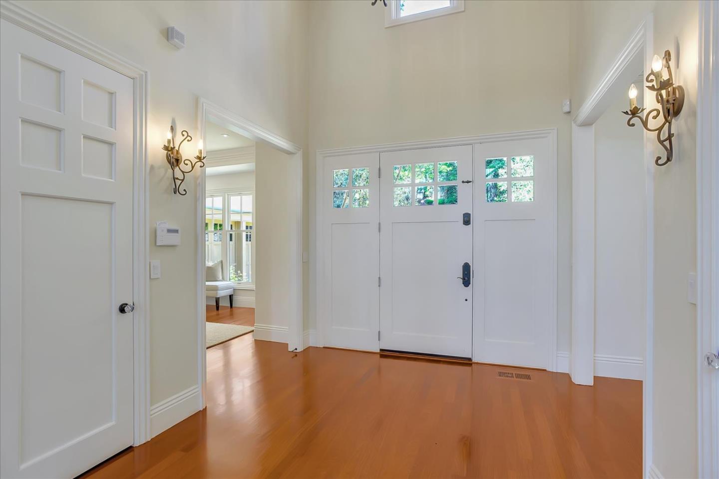 700 Patrol Road Woodside, CA 94062 - Photo 20 of 55 a view of an empty room with wooden floor and a bathroom
