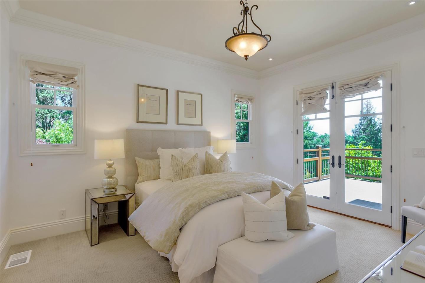 700 Patrol Road Woodside, CA 94062 - Photo 34 of 55 a bedroom with bed and a window