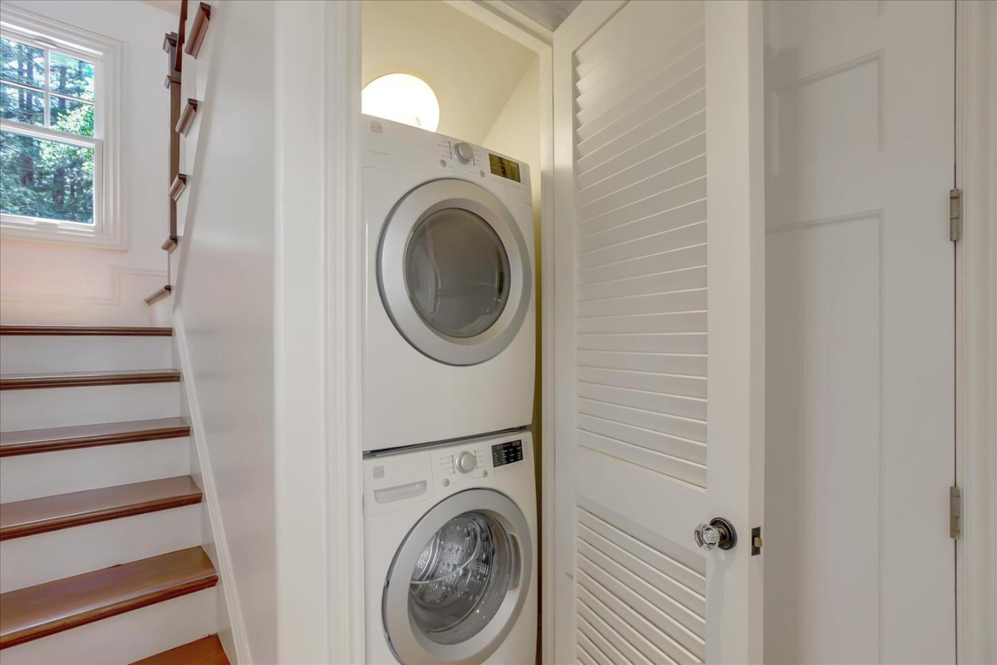 700 Patrol Road Woodside, CA 94062 - Photo 36 of 55 a utility room with dryer and washer