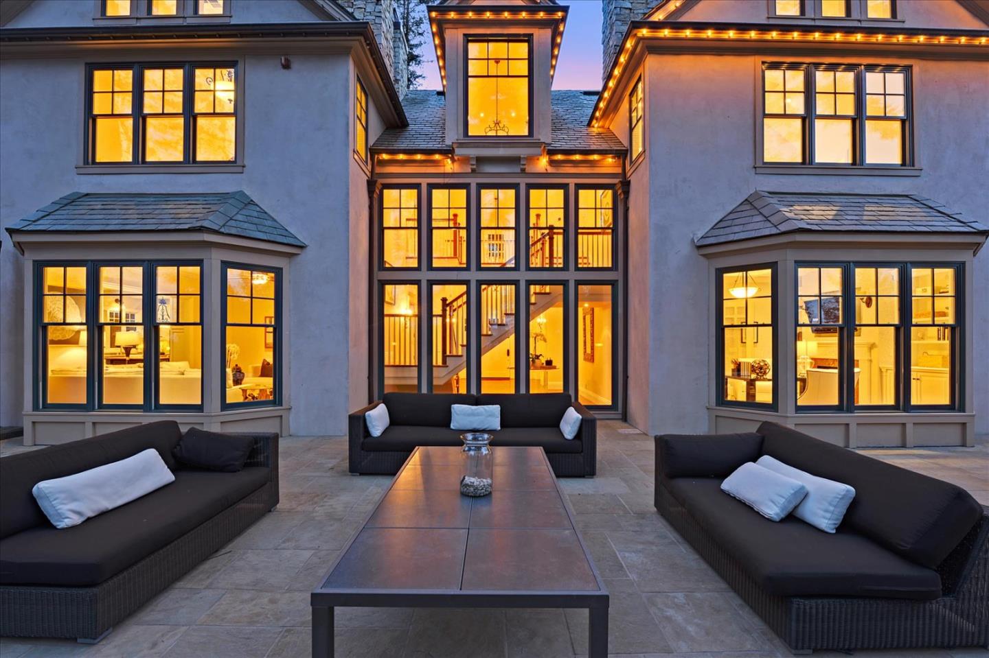 700 Patrol Road Woodside, CA 94062 - Photo 53 of 55 a living room with furniture two windows and a couch