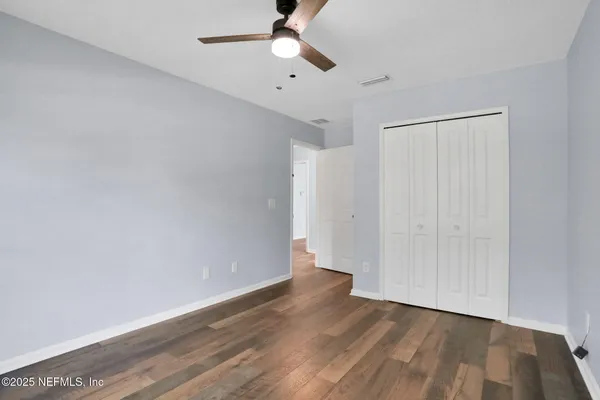 wooden floor in an empty room