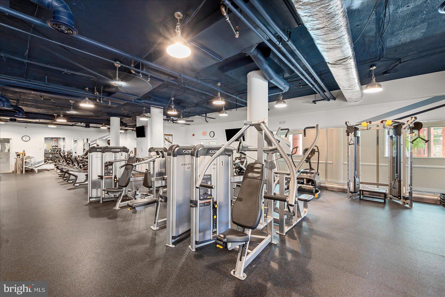 19375 Cypress Ridge Terrace, Unit 207 Leesburg, VA 20176 - Photo 33 of 44 a view of a room with gym equipment