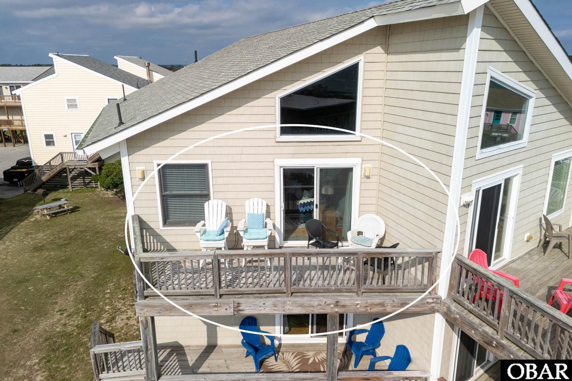 8643 South Old Oregon Inlet Road, Unit 24 Nags Head, NC 27959 - Photo 11 of 48 Top Level Deck