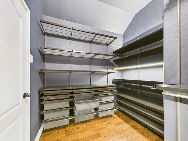 a view of storage and utility room