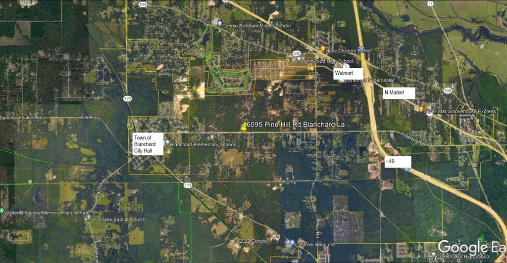 6095 Pine Hill Road Shreveport, LA 71107 - Photo 3 of 3 Map