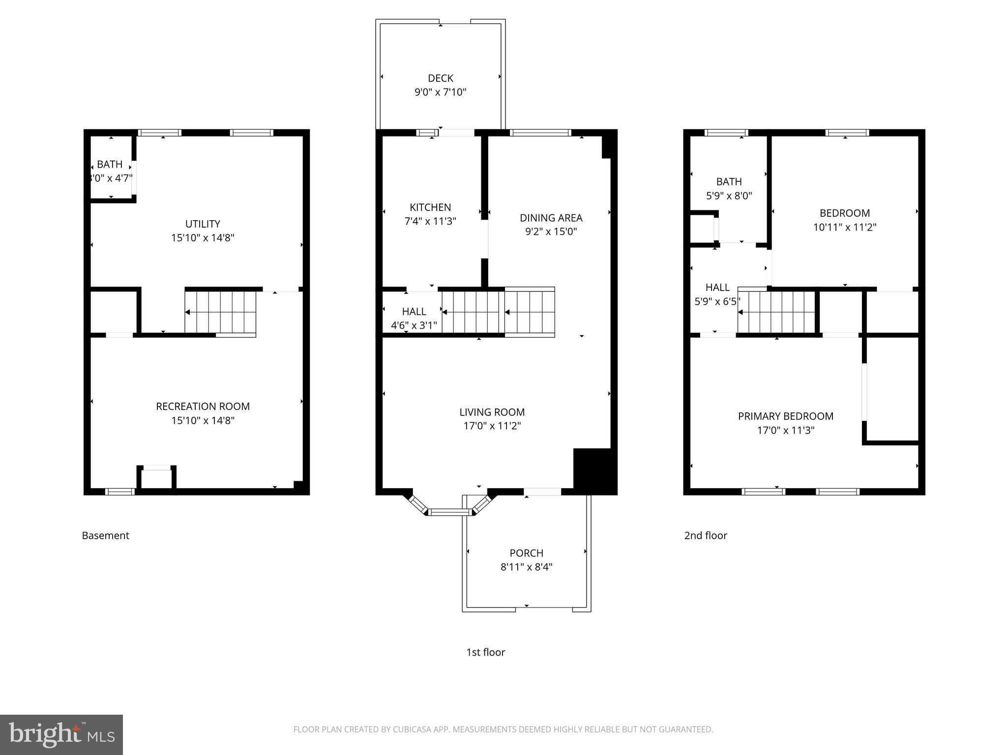 1928 Inverton Road Baltimore, MD 21222 - Photo 31 of 31 House Floor Plan
