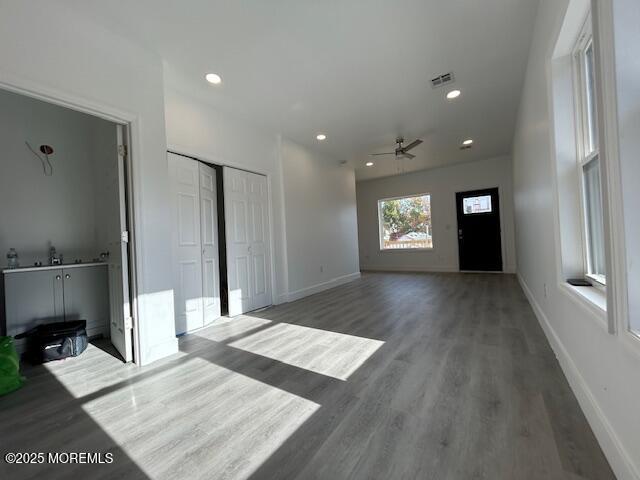 43 Salem Place Cliffwood, NJ 07721 - Photo 8 of 17 a view of a hallway with wooden floor and workspace