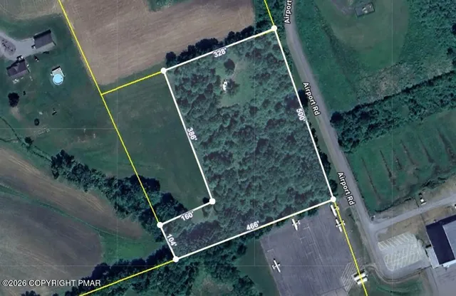 a bird view of a house